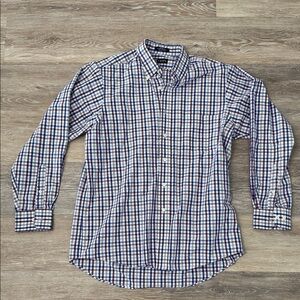 Chaps Multicolor Plaid Button Down Shirt